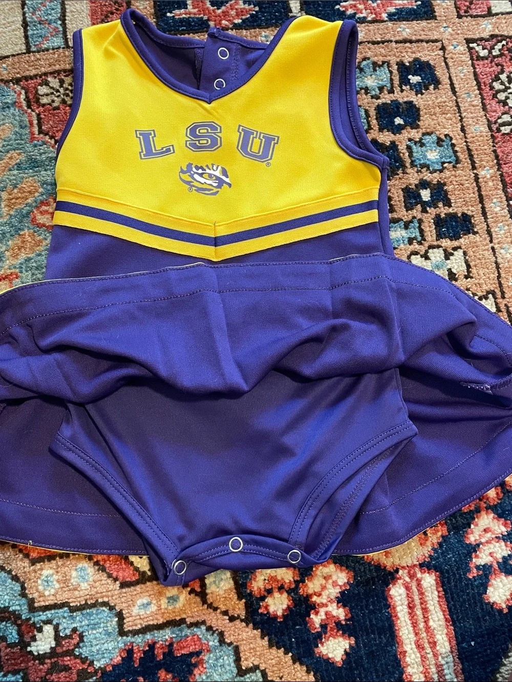 Colosseum LSU Purple and Gold Cheer Dress